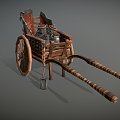 Modern carriage 3d model