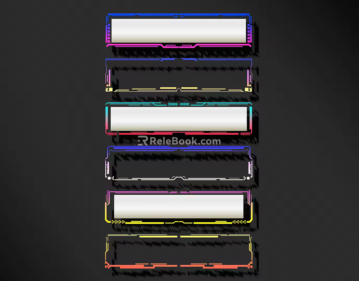 Modern line science and technology line modeling culture wall 3d model