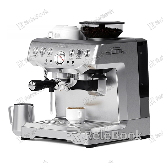 Modern coffee machine model