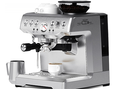 Modern coffee machine model