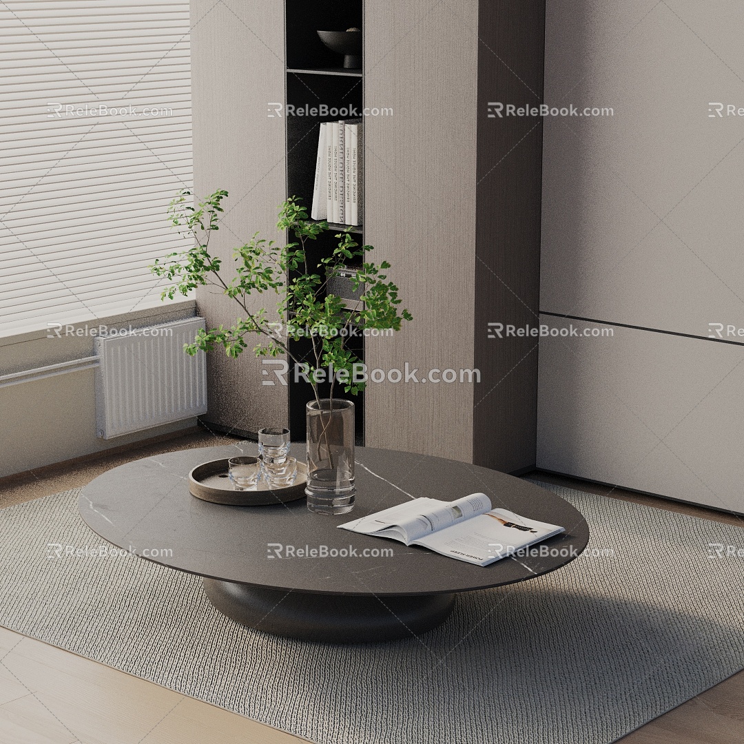 Modern coffee table 3d model