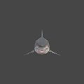 Realistic 3D Shark Model With Sharp Teeth And Detailed Gray Body 3d model