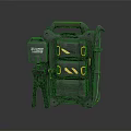 Black And Yellow Tactical Gear Bag With Handle Tripod And Small Case For Daily Use
