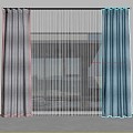 Modern Curtains 3d model