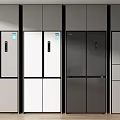 Modern Refrigerators and Freezers with Various Colors Designs and Styles on