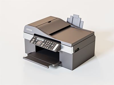 Modern Printer Epson Printer 3d model