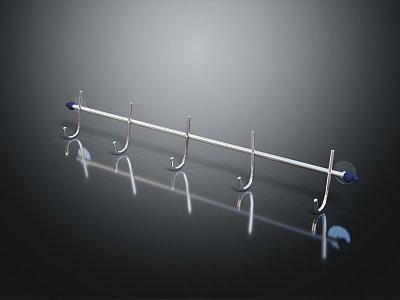 Modern Hook Clothes Hook Metal Hook Iron Frame 3d model