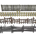 Various Wooden Fence Designs With Different Styles And Structures For Outdoor Use