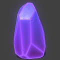 Gem Ore Diamond Rough Crystal Cartoon Crystal 3d model