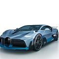 Modern sports car Bugatti Veyron 3d model