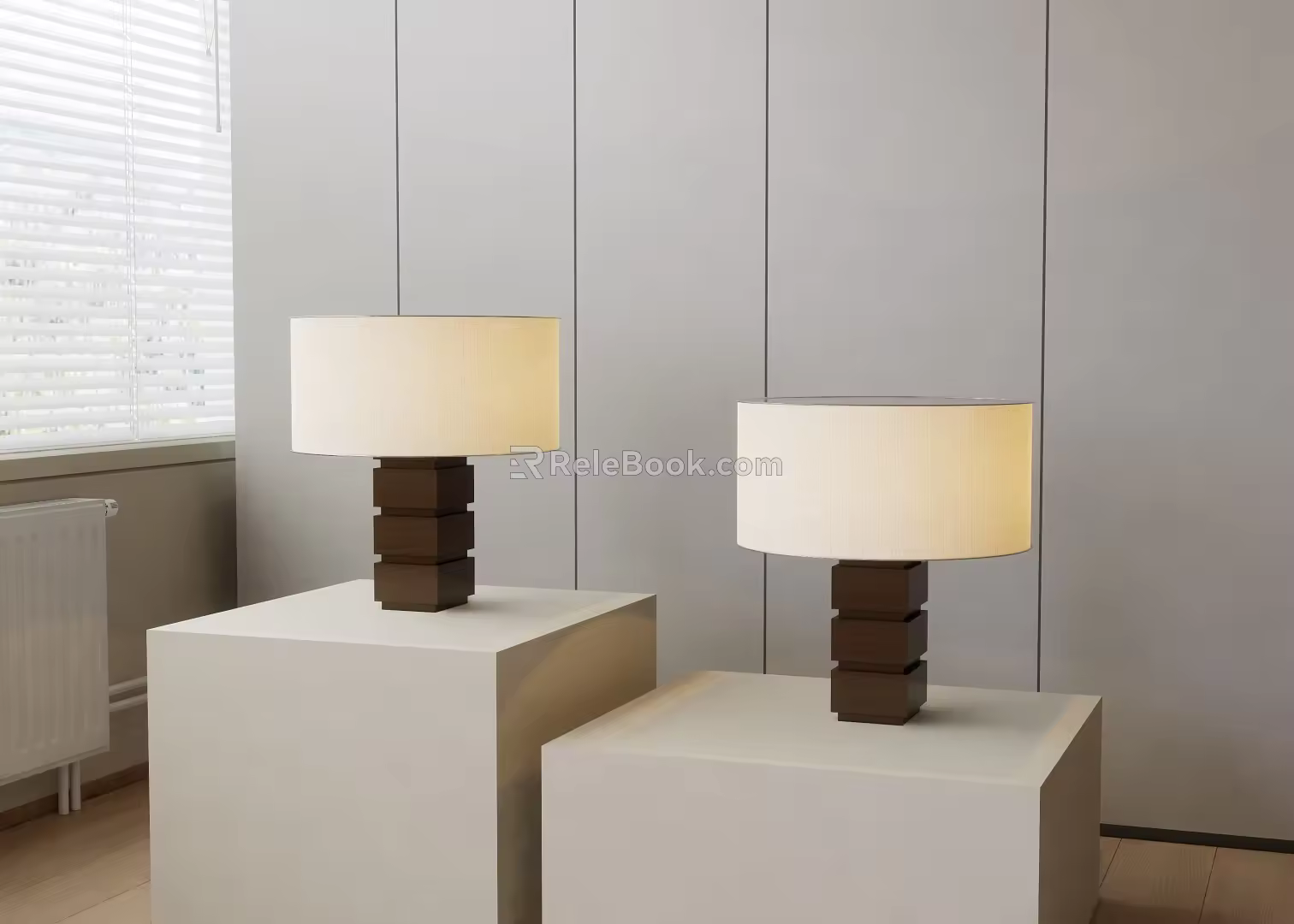 Modern table lamp 3d model