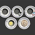 Household Kitchen Items Coffee Cups Saucers With Blue Rim And Cream Dessert
