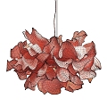 Modern chandelier pan Dange hanging 3d model