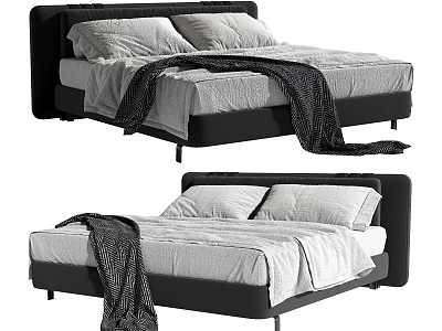 Minotti double bed model