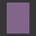 Beige Square Rug With Vertical Striped Pattern In Neutral Tones For Living Room
