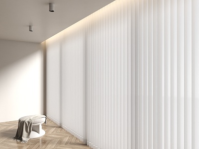 3 House Silent Wind Dreamy Curtain Dreamy Curtain Dreamy Curtain Covered by Dreamy Blinds Dreamy Curtain Transparent Curtain 3d model