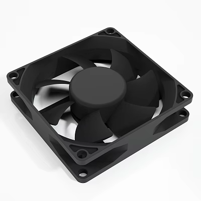 Modern fan with a simple cooler 3d model Modern fan with a simple cooler 3d model