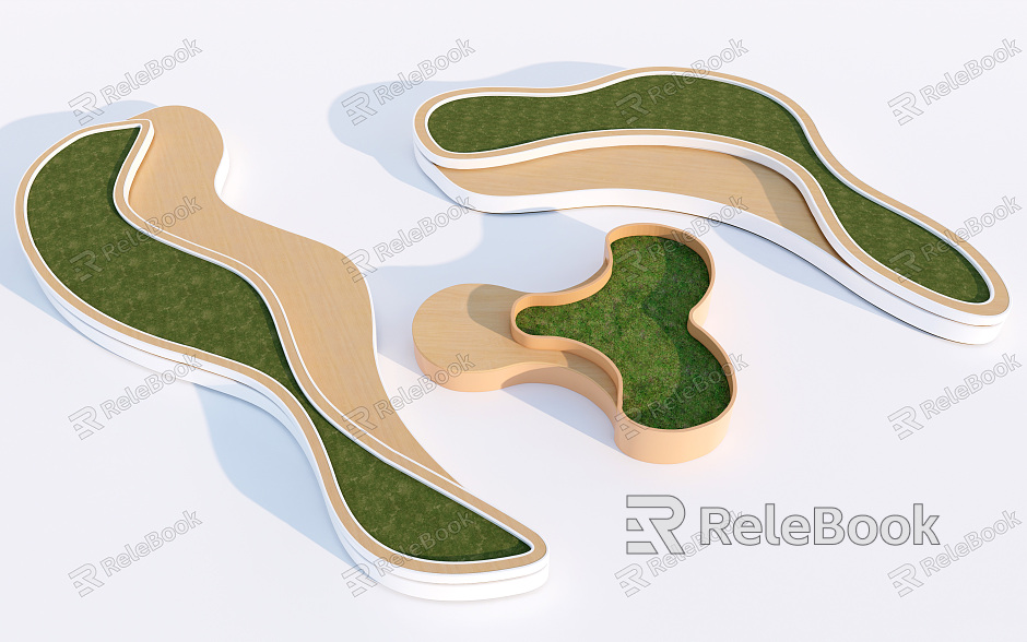 Modern Tree Pond Landscape Tree Pond Landscape Seat Landscape Bench Outdoor Flower Pond Art Flower Pond Planting Pond model