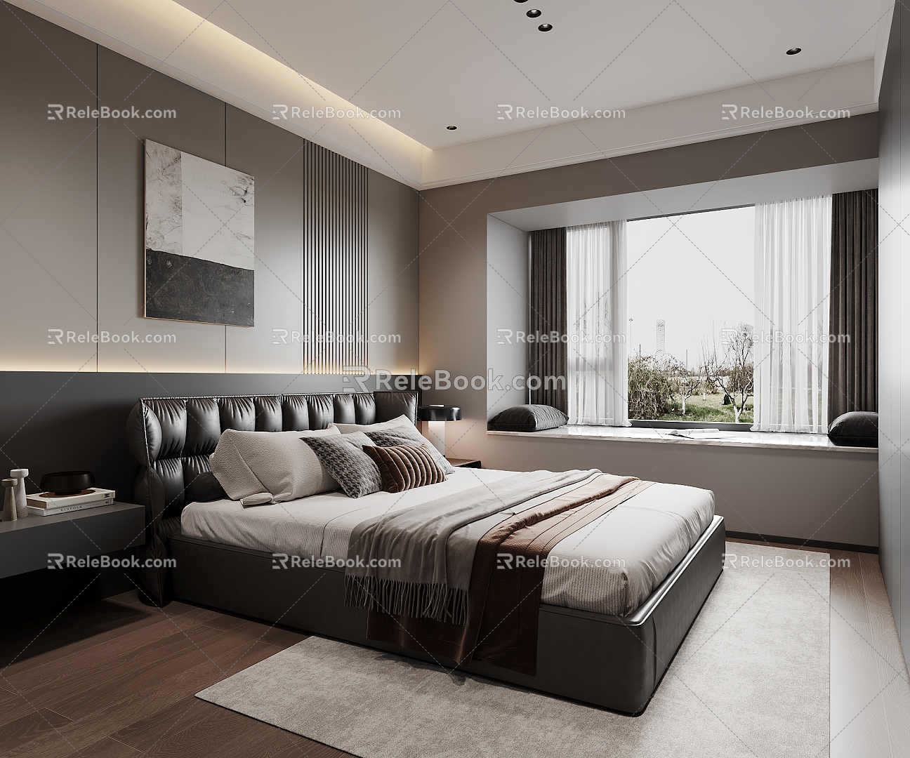 Italian Master Bedroom 3d model