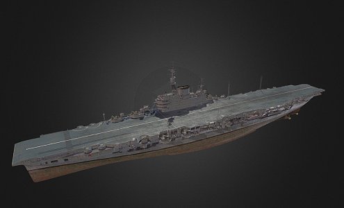 modern warship destroyer weapon ship 3d model