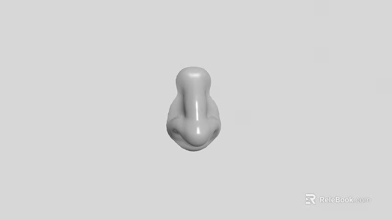 Game And Movie Character 3D Model Smooth Surface Abstract Design Creation 3d model
