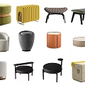 Stylish Modern Ottomans With Various Designs Colors And Shapes For Home Decor