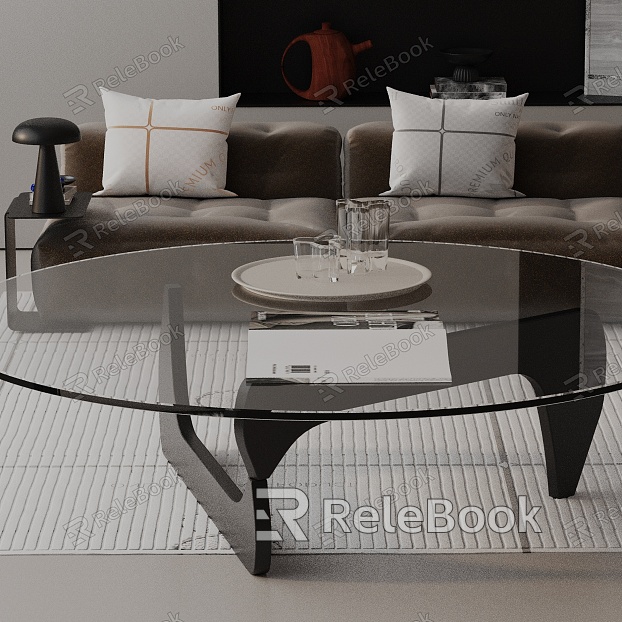 Modern coffee table model