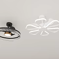 Modern Black And White Chandelier Design With Creative Ceiling Light Fixtures