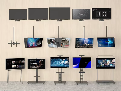 Modern TV TV TV frame advertising screen TV 3d model