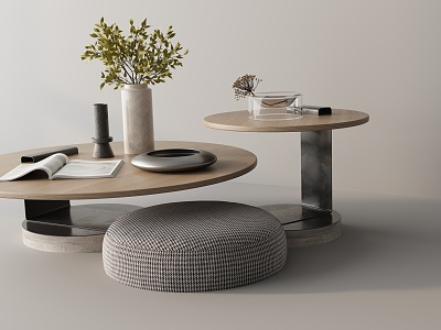 Modern coffee table model