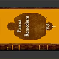 Classic Hardcover Poems Reading Book With Yellow Purple Cover And Brown Spine