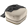 Italian Poliform sofa stool bed end stool shoe stool 3d model
