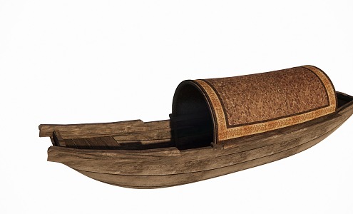 boat chinese boat transport boat 3d model