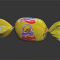 Lovepop Strawberry Flavor Lollipop In Yellow Wrapper Sweet Tasty Candy Treat
