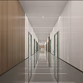 Modern Hospital Outpatient Clinic Emergency Center With Spacious Hall Glass Windows And Reception Desk