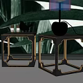 New Chinese Style Side Table Side Table Corner Table Wall Table Tea Table Ornaments Bedside Table 3d model