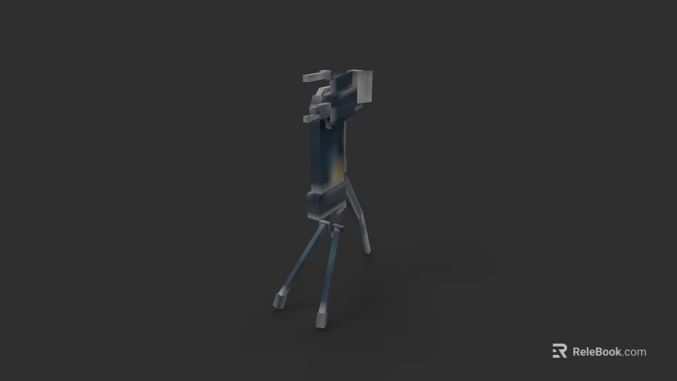 3D Building Blocks Tripod Stand with Creative Design and Stable Structure 3d model