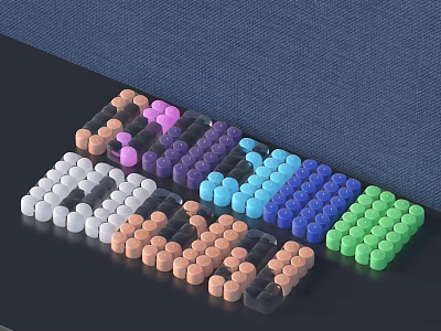 Stylish Modern Candle Lamp With Elegant Design And Warm Light For Bedroom Nightstand Decor 3d model