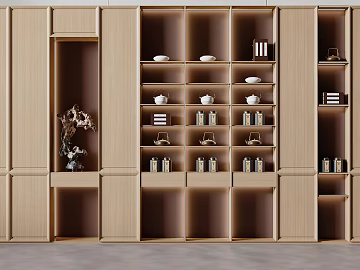 New Chinese Bookcase (ID:ggajh774978)