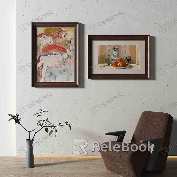 Jane European Retro Abstract Decorative Painting model