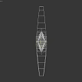 Detailed Medieval Sword 3D Model With Silver Blade And Ornate Hilt Design