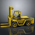Yellow Industrial JLG Forklift With 15000 LB Capacity And Durable Construction