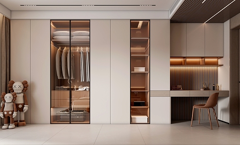 Modern wardrobe 3d model