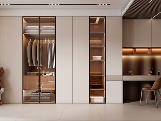 Modern wardrobe 3d model