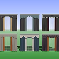 Various Stylish Curtains With Different Colors Valances And Tassel Details