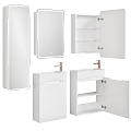 Modern White Bathroom Furniture Bathroom Cabinet Washstand 3d model