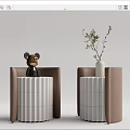 Modern bedside table 3d model