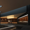 Museum Bronze Exhibition Hall 3d model