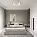 Modern Open Living and Dining Room With Wood Accents TV Wall White Tiles Pendant Lights