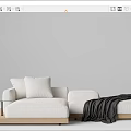Modern Multiplayer Sofa 3d model